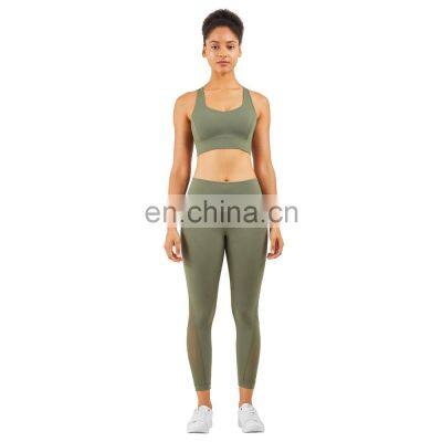 ECO women high waist butt lifting yoga pants outer wear fitness yoga pants mesh yoga pants training leggings