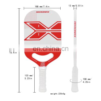 Customized OEM Thermoformed Full Carbon PP Honeycomb Pickleball Paddle High Quality Pickleball Paddle