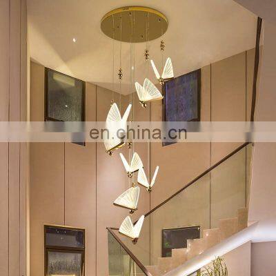 Modern Simple Acrylic LED Chandeliers Dining Room Living Room Luxury Gold Chandelier Pendant Lights