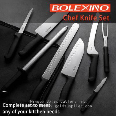 Chef Knives Sets Commercial Cook Kitchen Knife Kit Santoku Boning Paring Knife Color Coded HACCP NSF CHINA photo-2