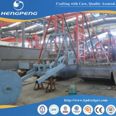 China Heavy-Duty 120m3/T Chain Bucket Iron Dredger for Advanced Salt Extraction photo-5