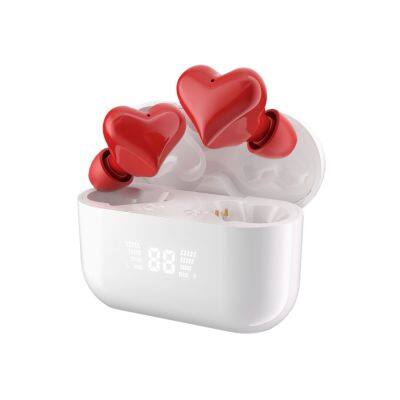 Trending Japanese 2024 New Gift TWS Earphones ANC Ear Z8 Heart Wireless Earbuds & In-ear Headphones With Heartbuds For Girls