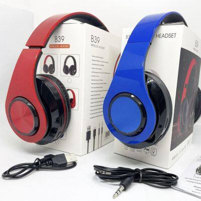 Portable Foldable Wireless Gaming Headset LED Sports Earphones With Hi-Fi Sound DH Microphone In-Ear Over-Ear Gamers Headphones photo-4