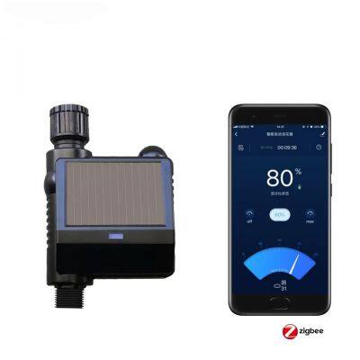 Zigbee Tuya App Control Automatic Irrigation Plans Smart Home System Wireless Smart Water Timer for Garden Hose