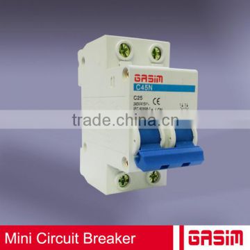 63amp 2 phase miniature circuit breaker mcb