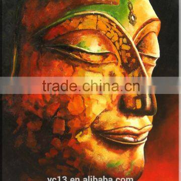 Copper EffectBuddha Handmade Oil Painting