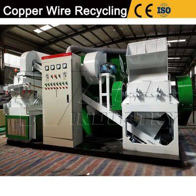 Good Price Automatically Plastic Separator Cable Waste Wire Recycling Production Line Copper Wire Granulator Equipment photo-4