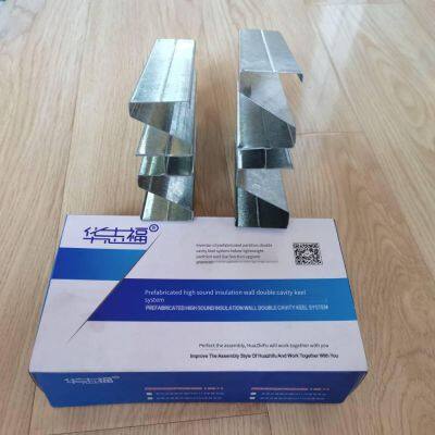 Huazhifu Hospital Partition Wall: Prefabricated High-soundproofing 1124 and 8 Keels, Customizable Double-cavity Shock-absorbing Silent Partition Wall photo-2