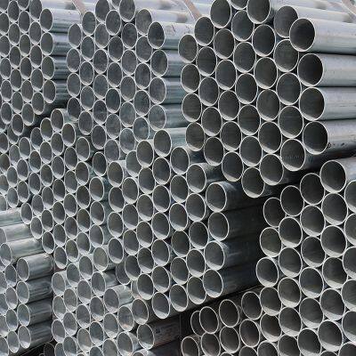 4 Inch 6 Inch Seamless Hot Dip Galvanized Steel Tube ISO9001 Certified ASTM A53 BS 1387 MS Pipe Pre-Galvanized Steel Pipe photo-1