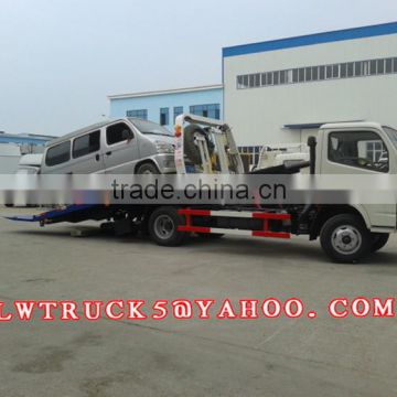 EuroIV 4-5t china tow truck platform for sale,Dongfeng small 4X2 tow truck for sale