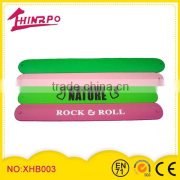 Promotional silicone bands custom logo silicone snap band