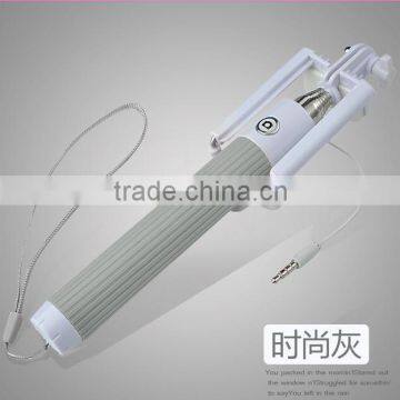 2016 Super Mini Wired Selfie Stick All in One Foldable Colorful Selfie Stick Monopod for Iphone/samsung photo-4