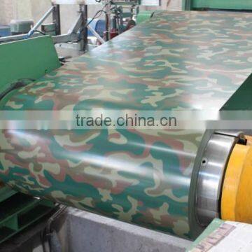 camouflage color coated corrugated steel coils