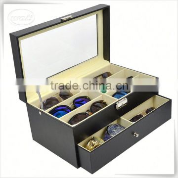 Luxury handmade cumstermized pu leather sunglasses case