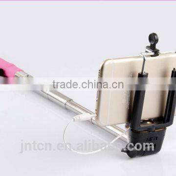 Top selling travel wired selfie stick monopod with 6 months warranty,offer OEM service QC11