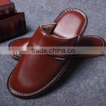 Winter Leather Couple Home Cotton Warm Slippers Newest Soft-soled Slippers photo-5