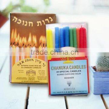 Hot sell in Israel market Chanuka candles/jewish candle