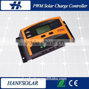 20A 12/24V Home System PWM Solar Panel Charge Controller photo-2