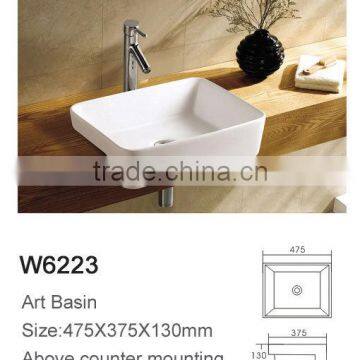 Cheap Half Hidden Art Basin Price photo-2
