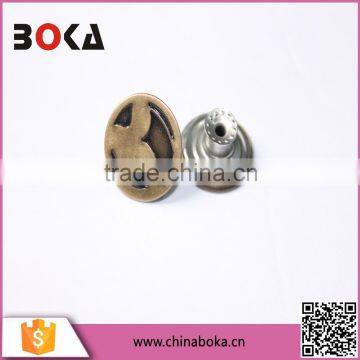 2015 Yiwu Wholesale New Style Jeans Button Easy to Install,metal Button,snap Button on Factory Direct Selling