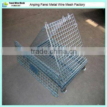 Stackable welded steel wire 50*50mm pallet mesh(Anping supplier)