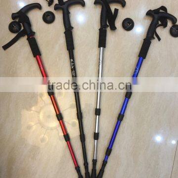 Adjustable Canes Hiking Walking Sticks Trekking Pole For Outdoor