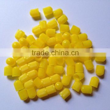 TR413 TR414 TR418 Tire Valve Caps Plastic Yellow