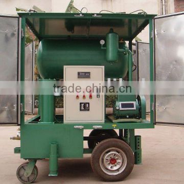 Used Black Engine Oil Purifier, Vacuum Dehydrator, Oil Purification