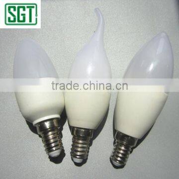 C37 led candle bulb 5w 6w 7w candle light