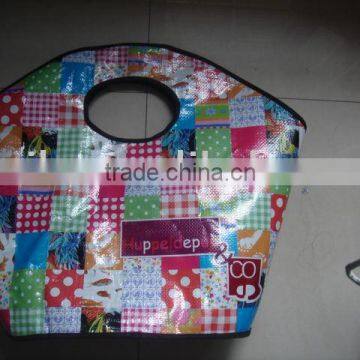 die cut handle pp woven bag