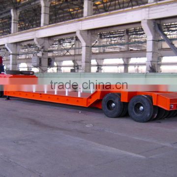 low flat bed semi trailer