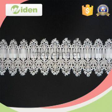 Nice Natural Color Spider Web Fabric Floral Figures Chemical Lace