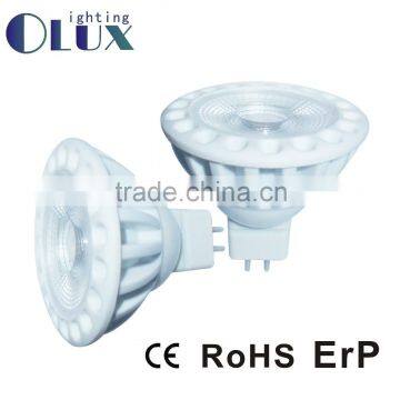 China Ce Rohs Glass Led Spotlight Dimmable Diameter 50mm Wholesale Cob 5w Gu5.3 Mr16 Gu10 Led Spot Light