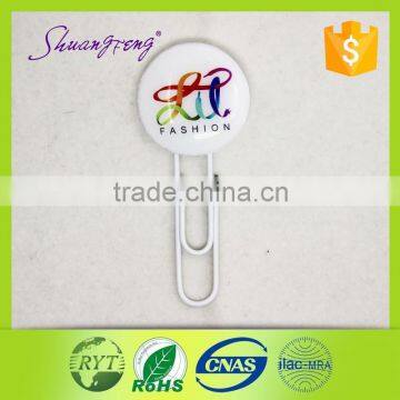 Wholesle price custom logo fashion PVC paper clip