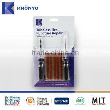 KRONYO tire seal string t handle cutting pliers repair tool kit
