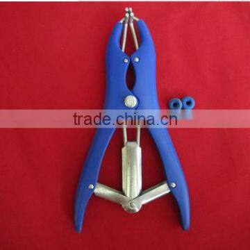 Elastrator Pliers Rubber Ring Applicator Top Quality/VETERINARY INSTRUMENTS