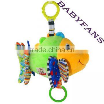 Babyfans Stuffed Cute Musical Fish Toy Educational Baby Toys Baby Rattle photo-4