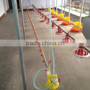 Automatic poultry feeder line for chicken house broilers