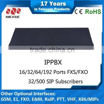 NICEUC 16 SIP Voip Gateway FXS FXO Gateway IPPBX