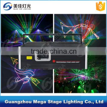 mid-range full color multi color 2w / 2.4w rgb animation laser light