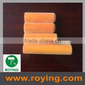 High density flocked foam roller round or flat edges