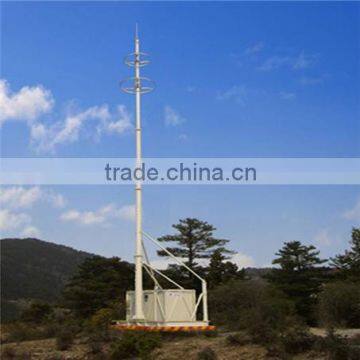 High Quality Self Supporting Steel Tube Pole Communication Tower photo-5