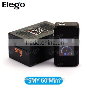 2015 Top quality SMY mini 60w box mod Smy 60tc temp control box mod with best price