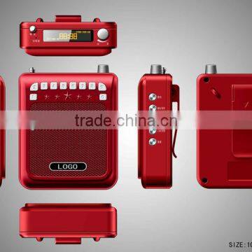 Mini loudspeaker with USB FM Radio TF Card Function