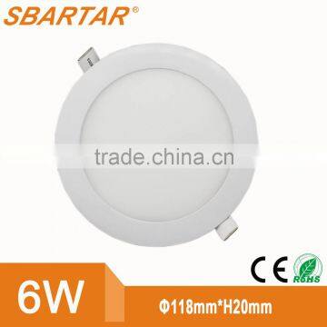 6W Round LED Panel Light LED Round Panel in Livingroom/bedroom/dining room LED Light