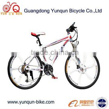 2015 new design 24speed magnesium alloy mountain bike frame f/r disc brake