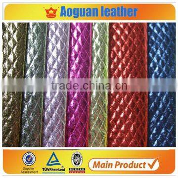 2016 hot selling foaming artificial soft and colorful leather fabric for handbags made in china