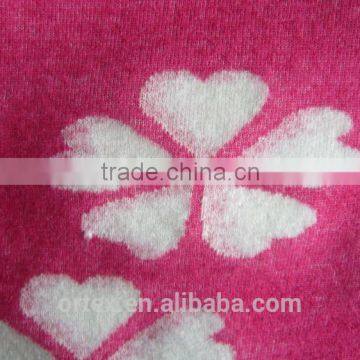 Wool Polyester Winter Coat Fabrics With Garden Flowers photo-2