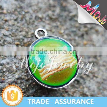 2016 New Fashions Trends UV Printed U.S. Flag Mood Charms Cheap photo-5