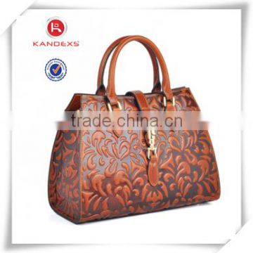 Fashion Trend Elegant Style Genuine Leather Handbag Wholesale